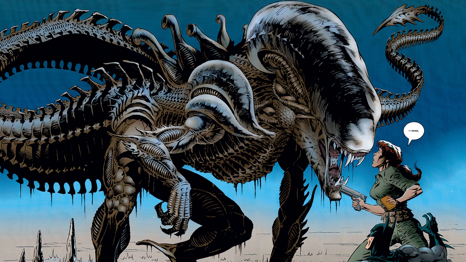 The Crocodile Xenomorph from Batman vs. Aliens