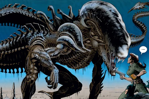 Crocodile Xenomorph size comparison
