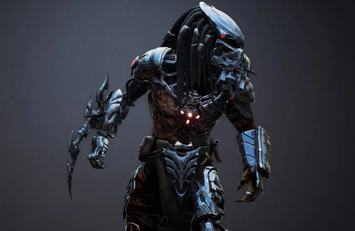 The Bionic Predator's integrated wristblade and weapons