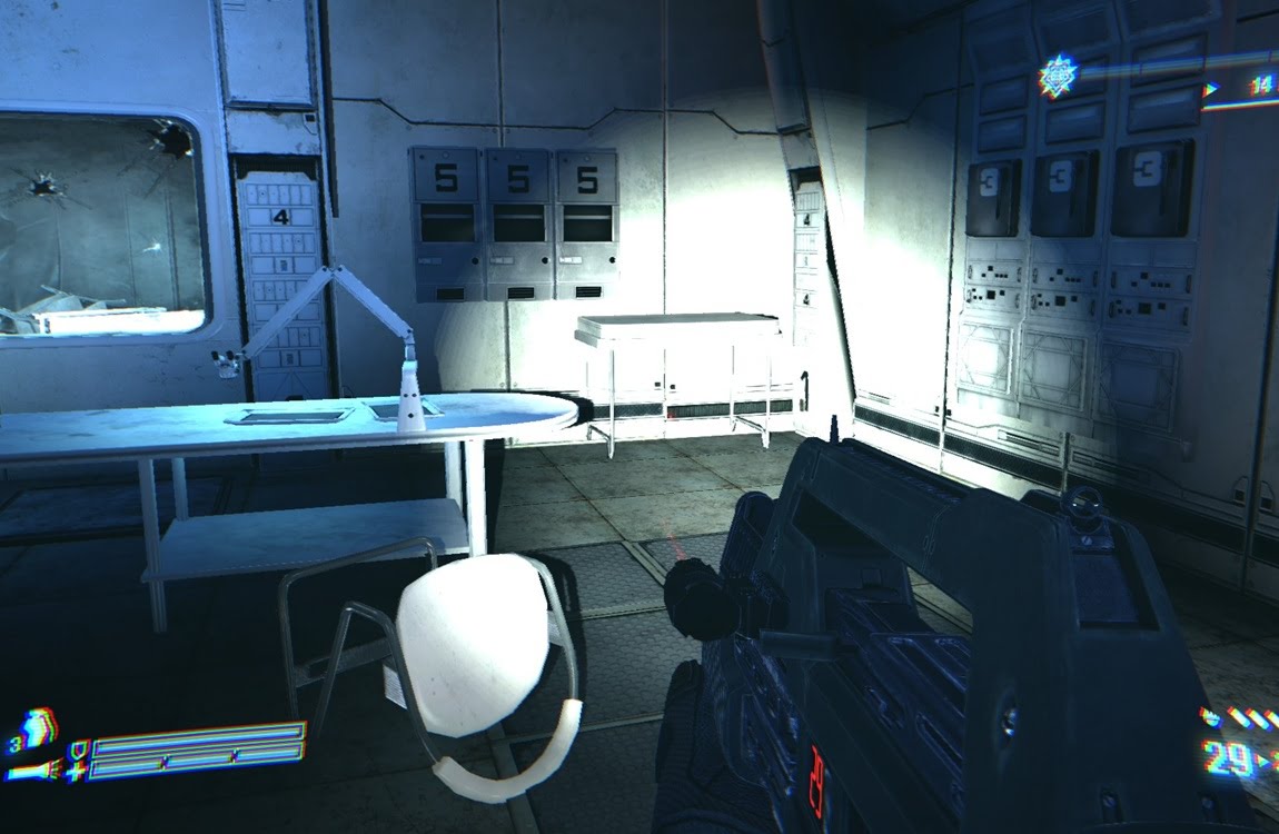 The Medlab in Aliens: Colonial Marines