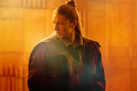 Hunter Schafer as Cora in Blade Runner 2099