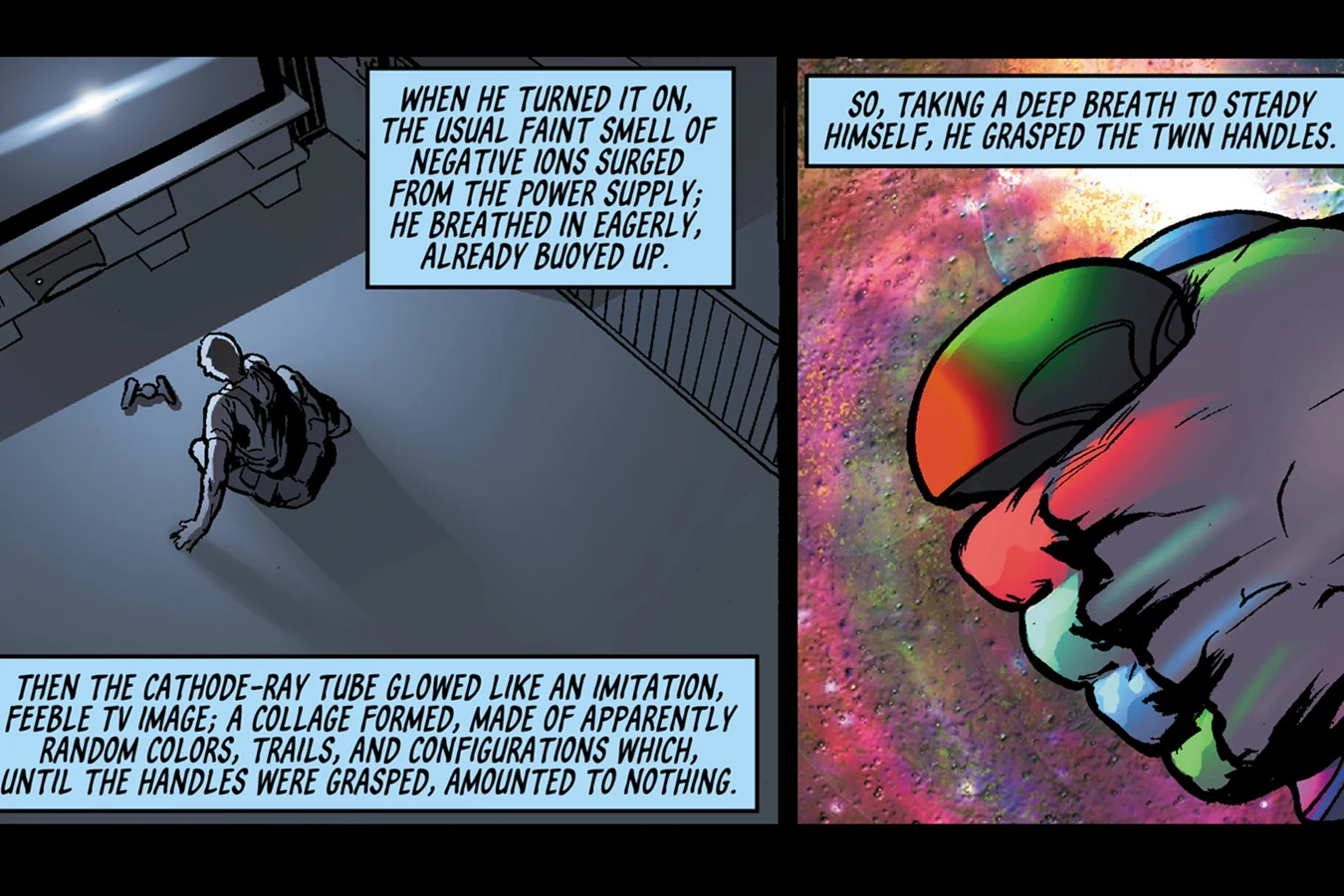 The black empathy box with twin handles from BOOM! Studios' Do Androids Dream of Electric Sheep?