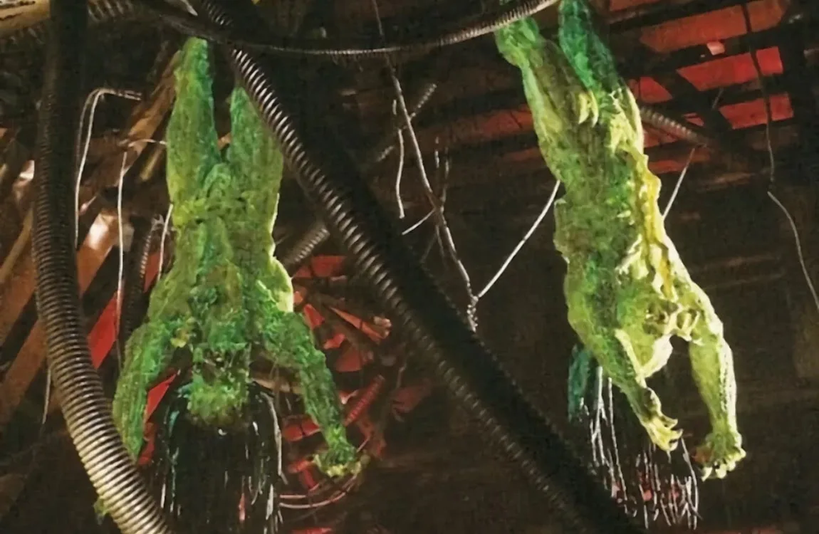 Bonegrill attacked by the Predalien aboard the Scout Ship