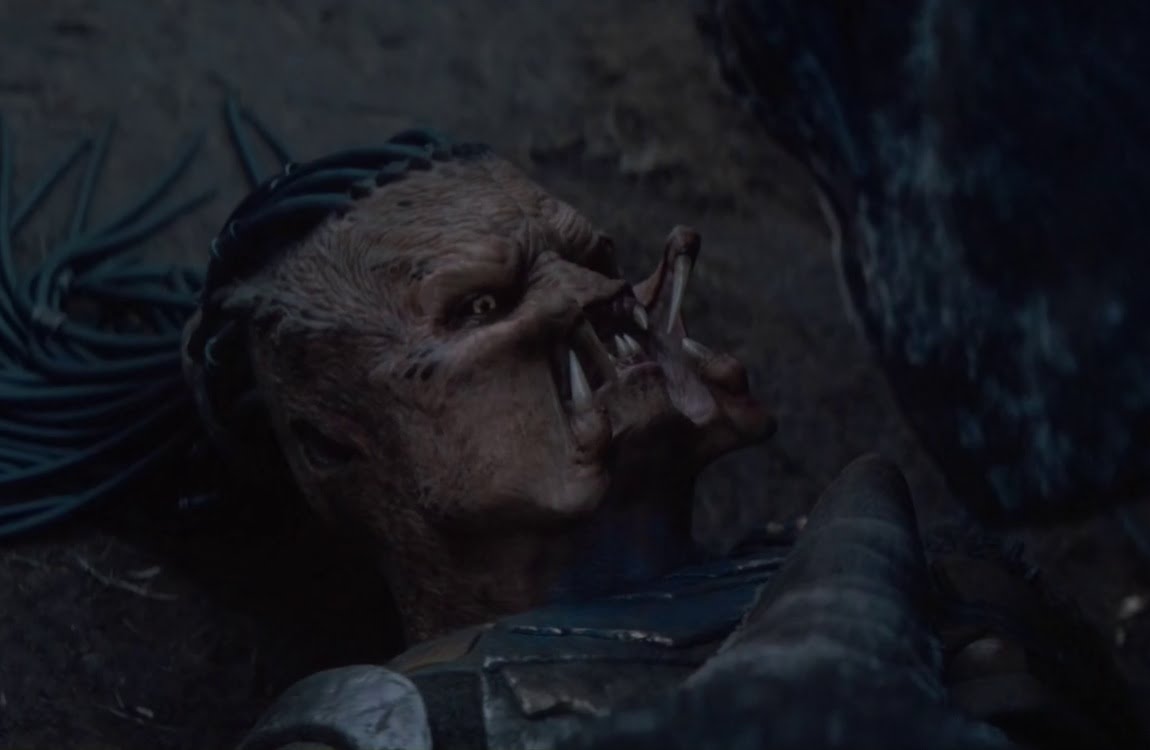 Dek Predator and the Kalisk from Predator: Badlands