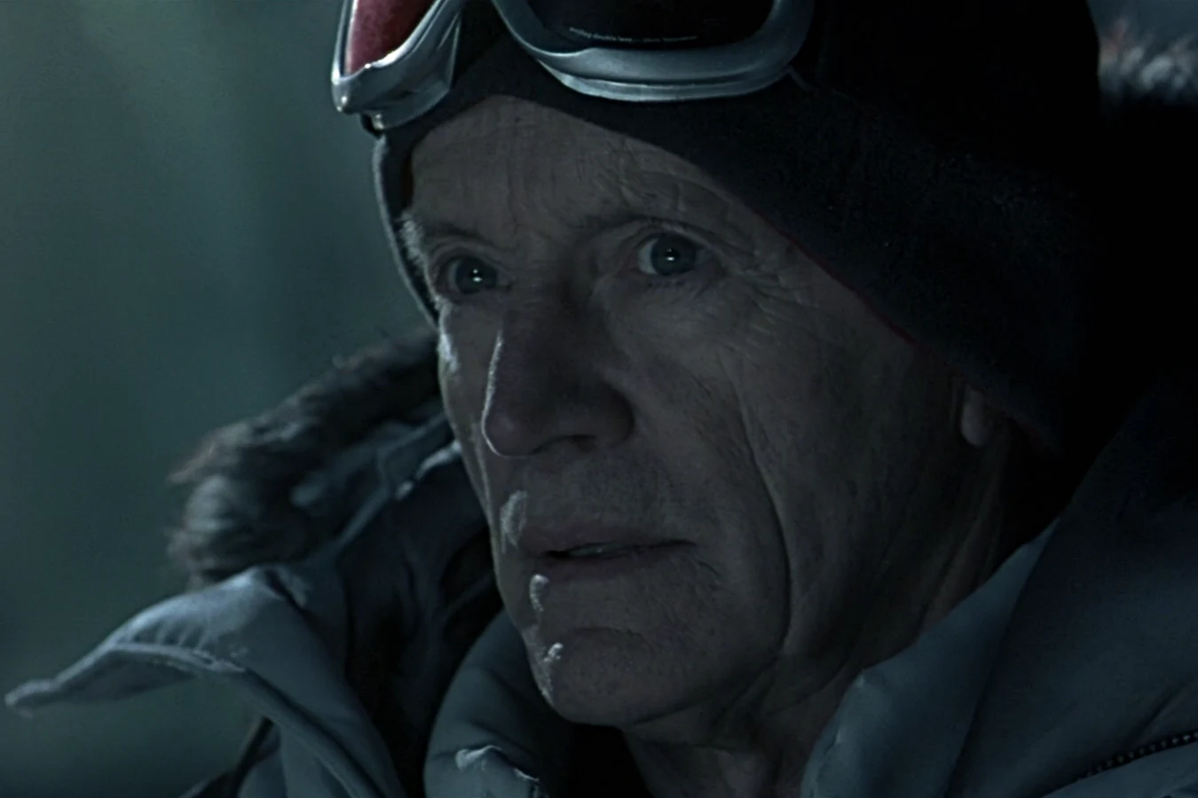 Close-up of Charles Bishop Weyland in a beanie and parka on Bouvetoya