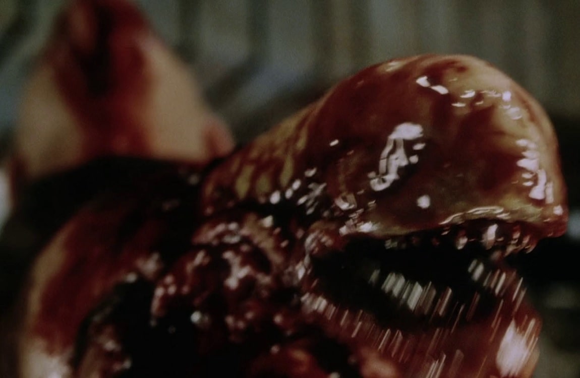 The Headburster is born in Alien: Resurrection