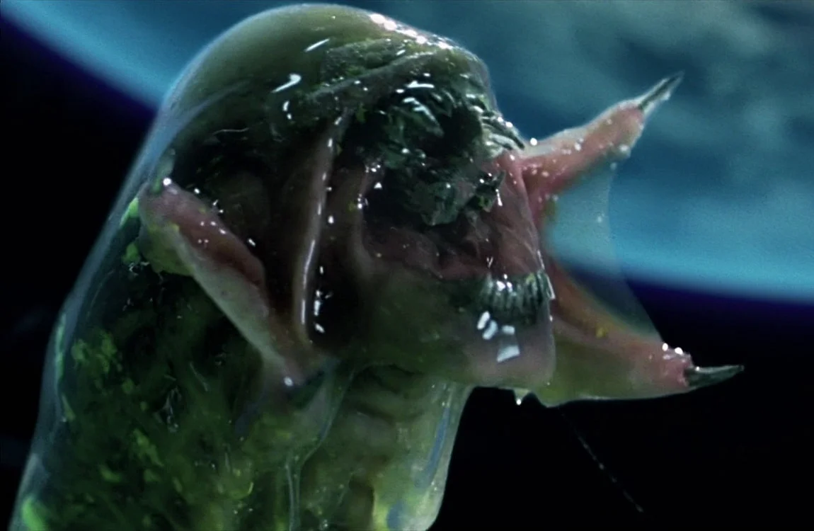 The Predalien Chestburster from the end of AvP 2004