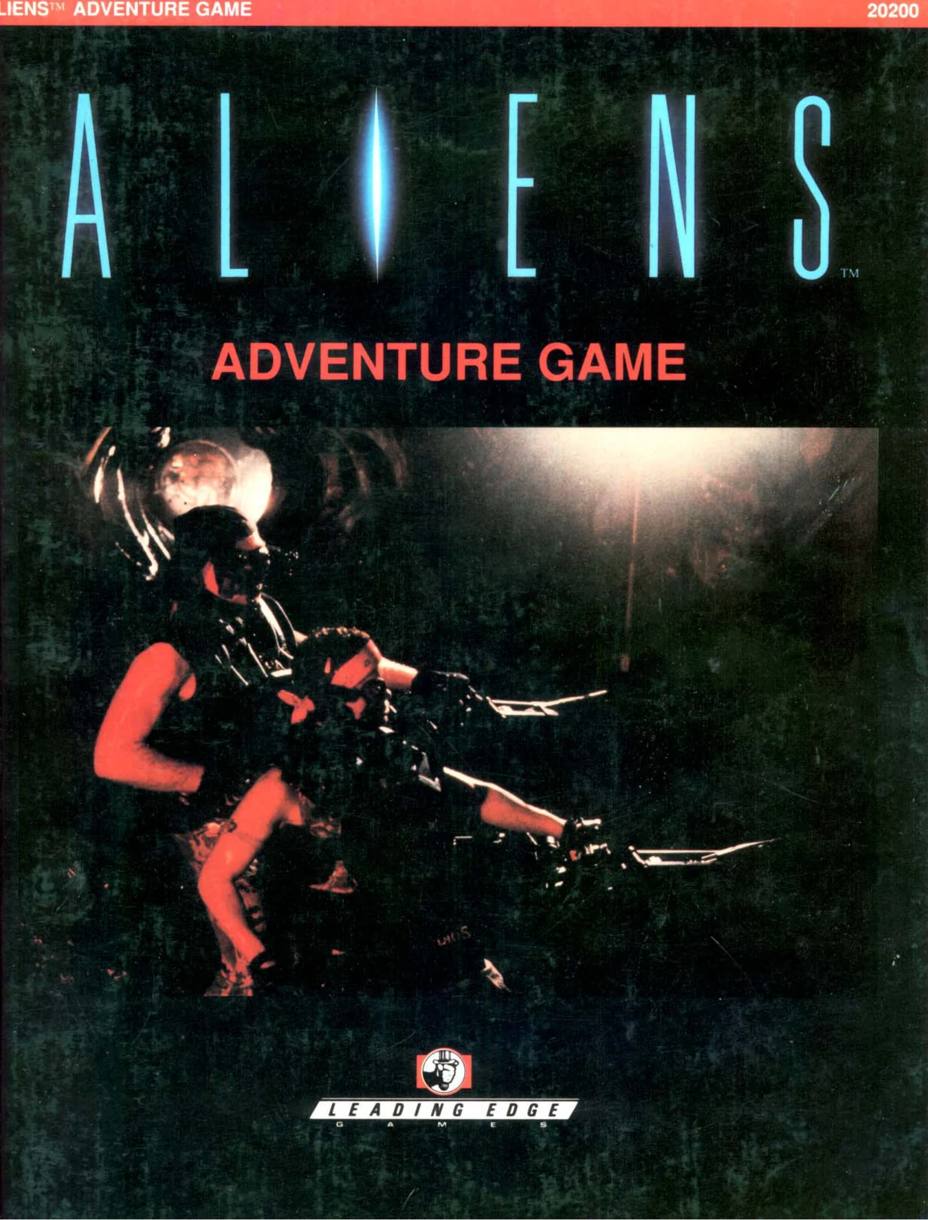 Cover of the 1991 ALIENS Adventure Game from Leading Edge Games