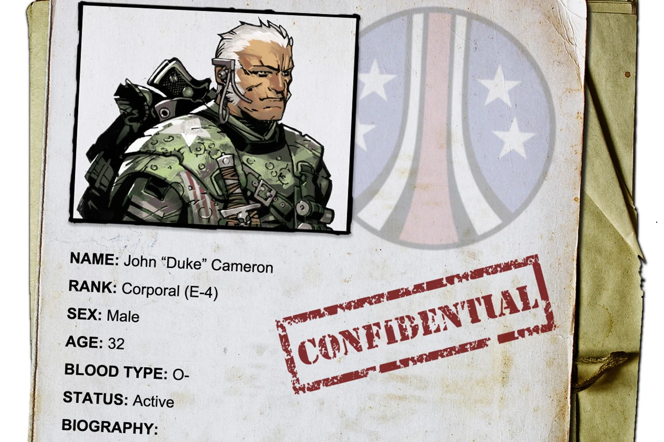 Corporal John Duke Cameron from Aliens: Infestation