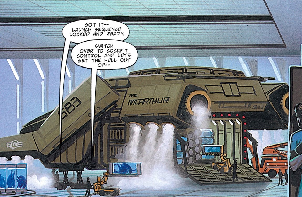 The McArthur ship from Aliens: Nightmare Asylum