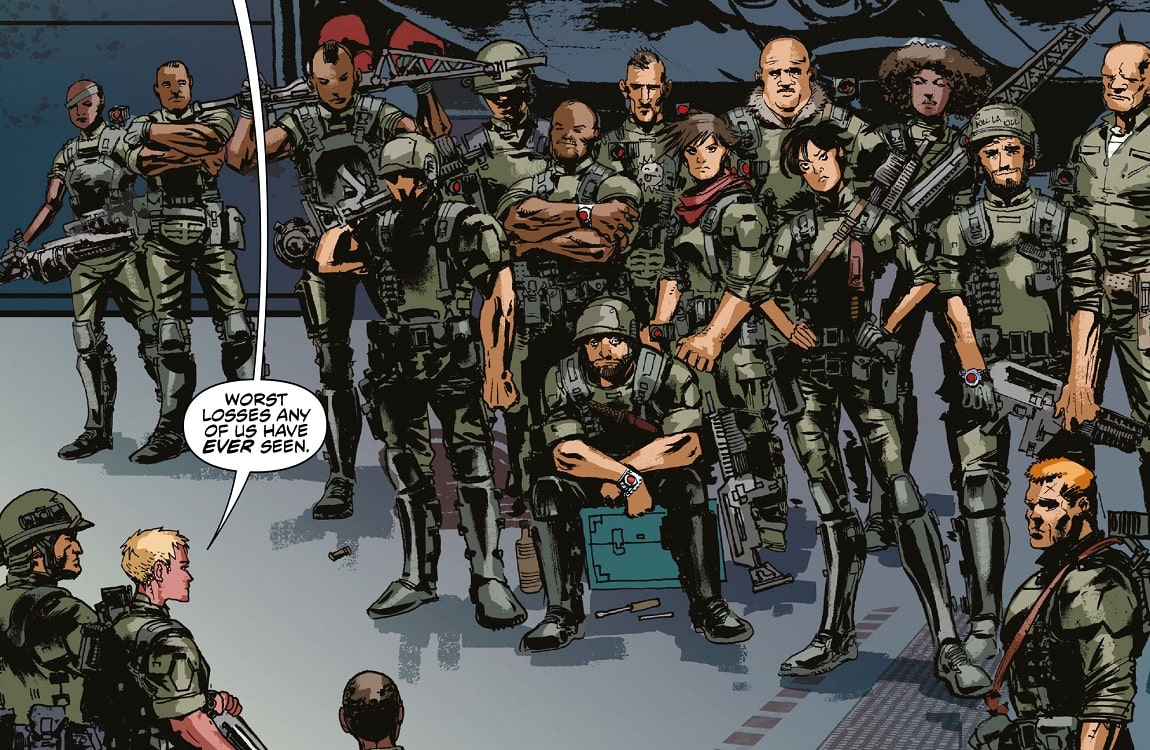 The USS Hasdrubal Marines from the Life and Death comic series