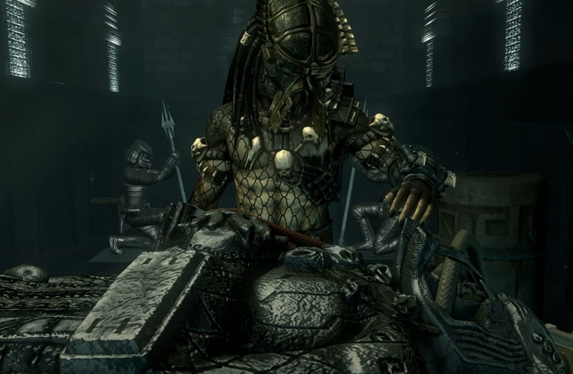 Dark Predator waring Lord Predators bio-mask