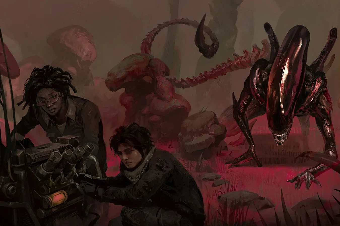 Bloody prestige Xenomorph outfit from Dead by Daylight