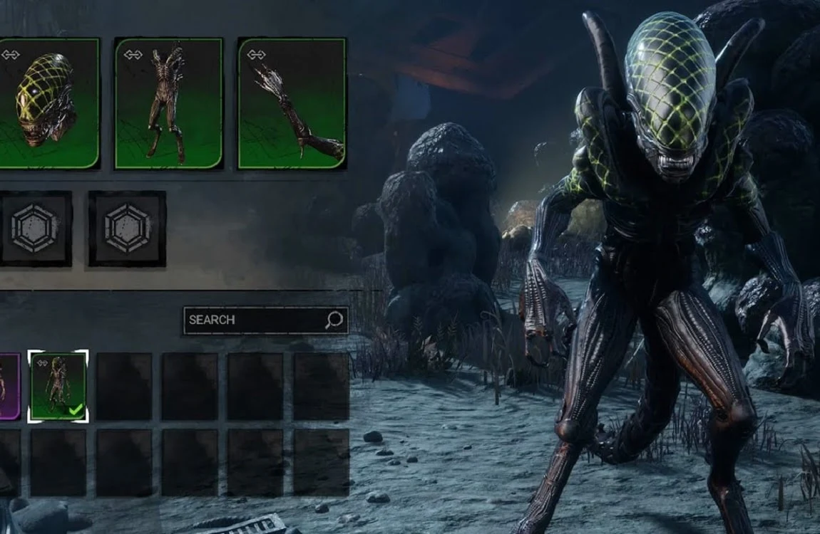 Grid Xenomorph outfit in Dead by Daylight