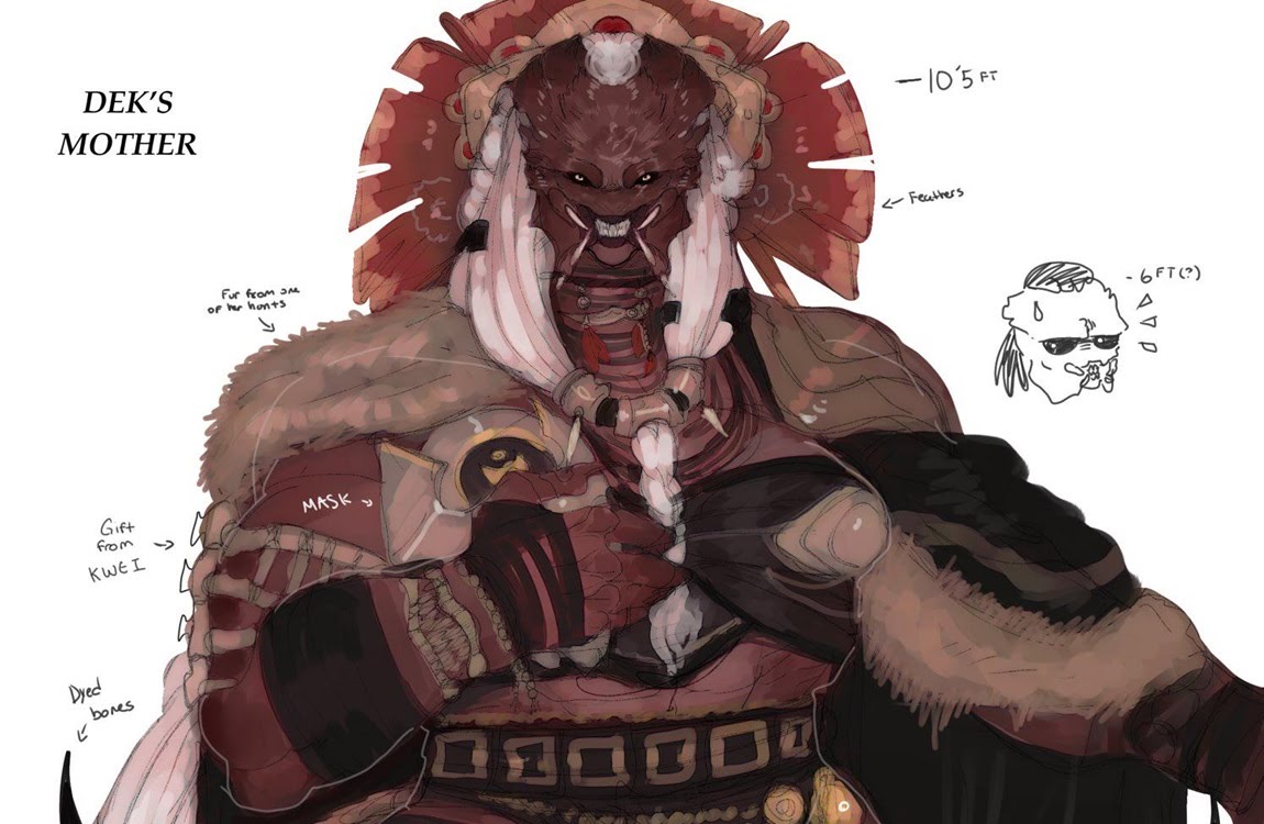 Dek's Mother by Parasytal concept art
