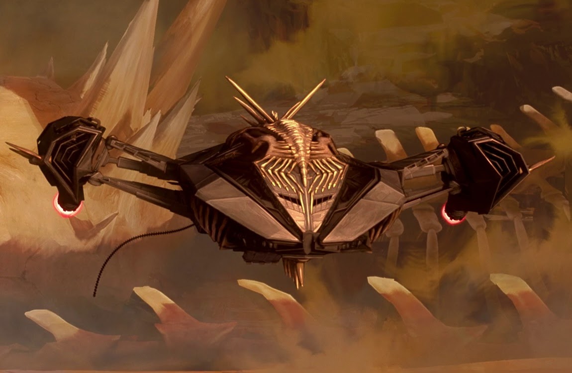 The ship of the Warlord Predator from Predator: Killer Of Killers