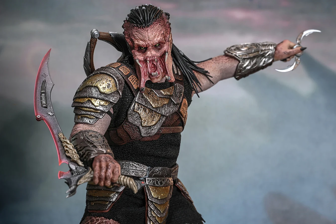Hot Toys 1/6 scale Dek Predator figure from Predator: Badlands