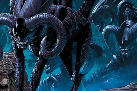 A Xenomorph showing traits inherited through the DNA reflex