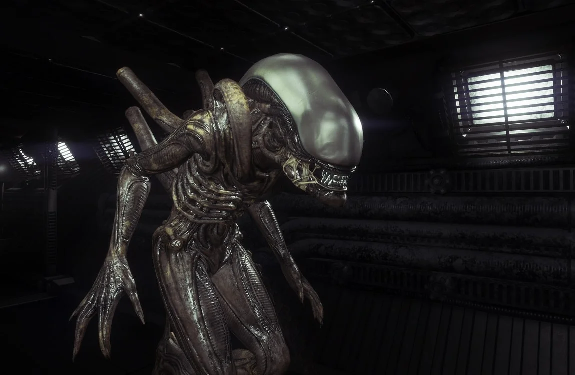 The Drone Xenomorph on Sevastopol Station in Alien: Isolation