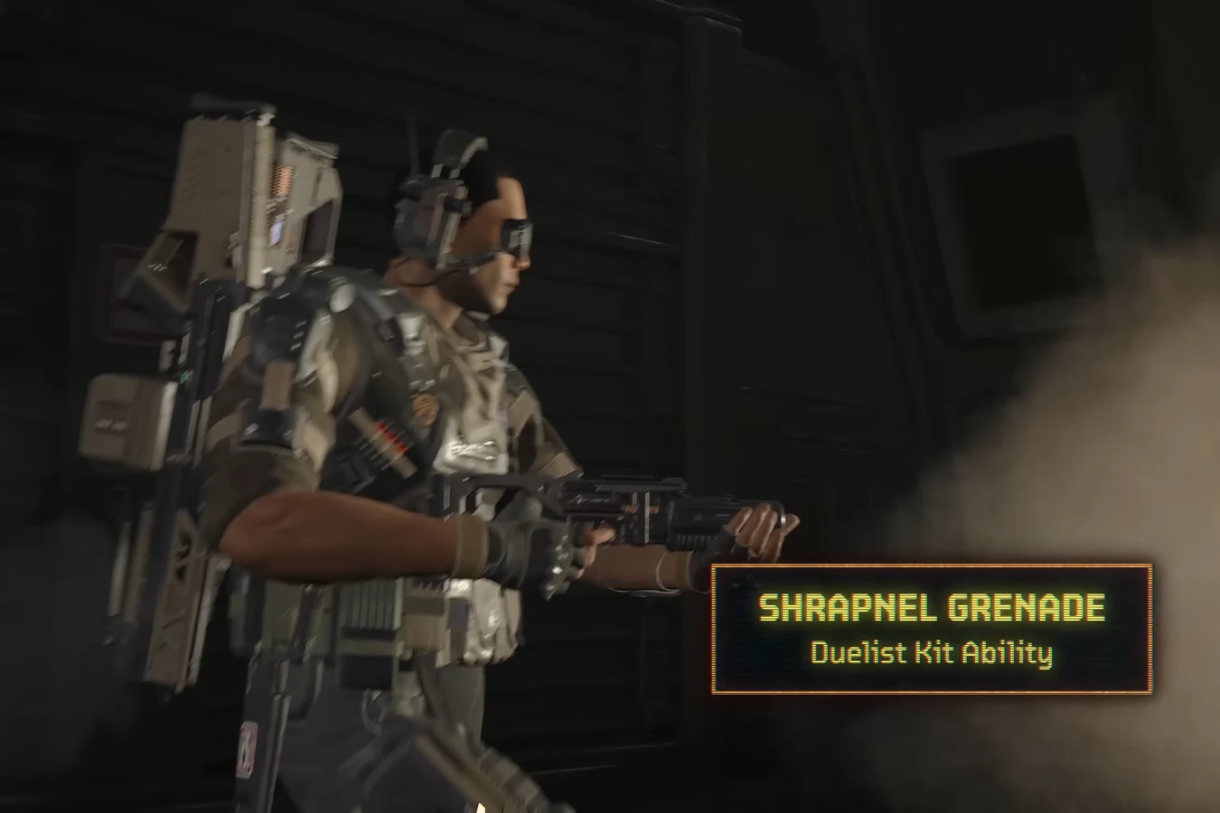 Duelist Shrapnel Grenade kit ability in Aliens Fireteam Elite 2
