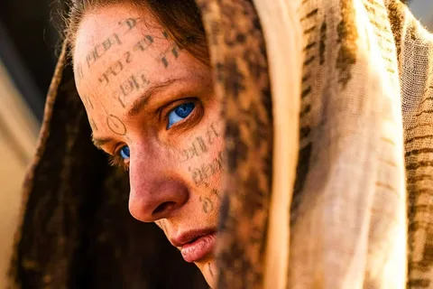 Lady Jessica with Fremen face paint