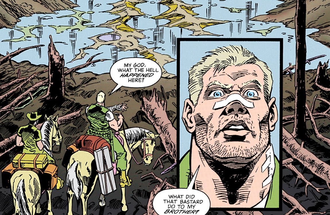 The site of the Jungle Hunter's self-destruct in Predator: Concrete Jungle