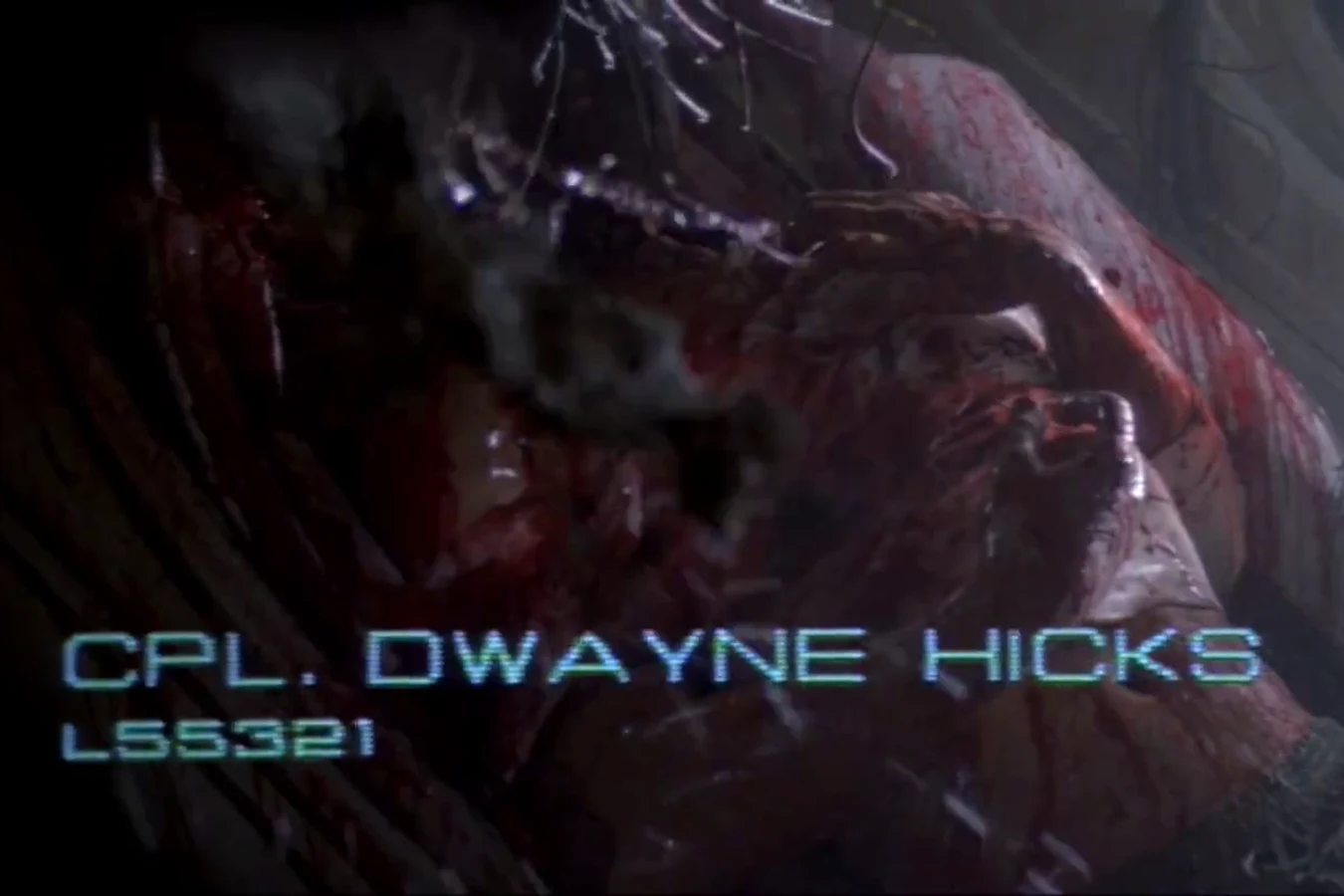 Corporal Hicks dead after the EEV crash on Fury 161 in Alien 3