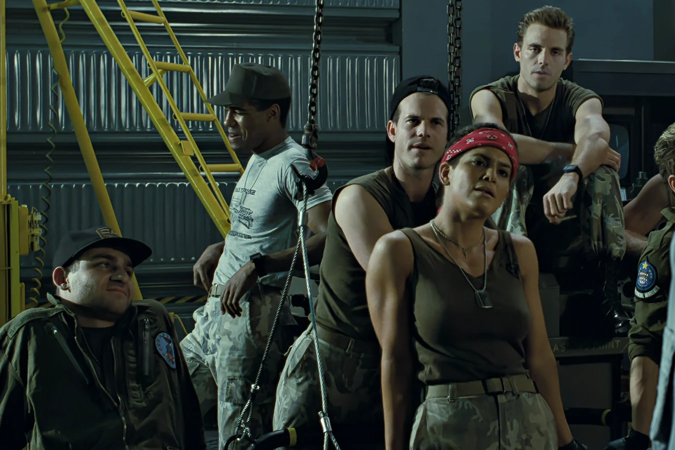 Corporal Hicks in Colonial Marine armor from Aliens