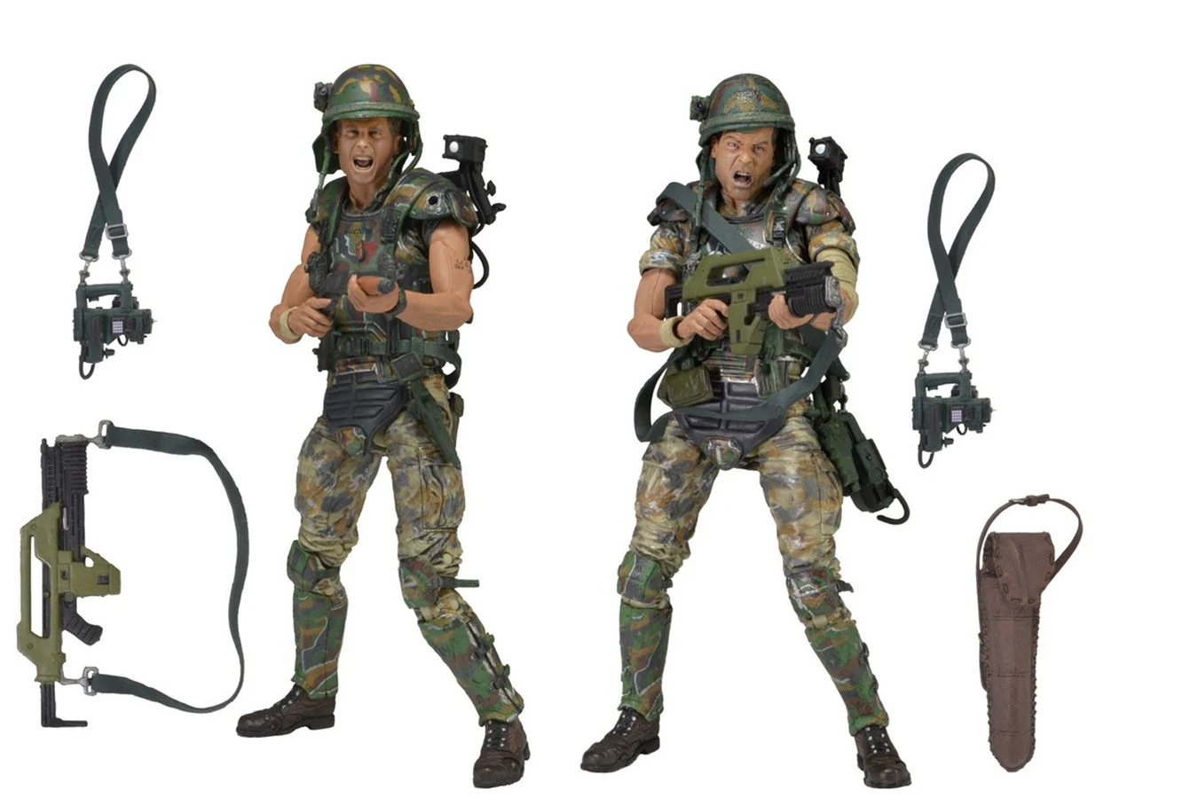 NECA Hicks and Hudson Colonial Marine action figures two-pack