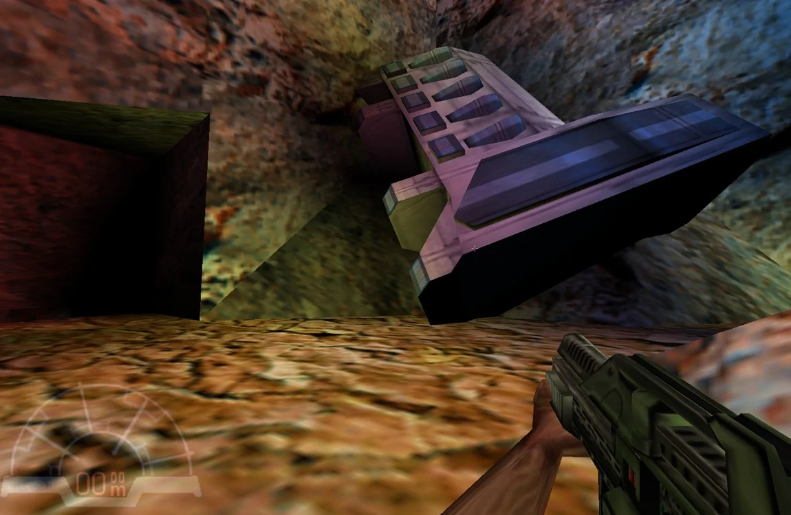 An EEV from the stranded map in Aliens vs. Predator: Classic