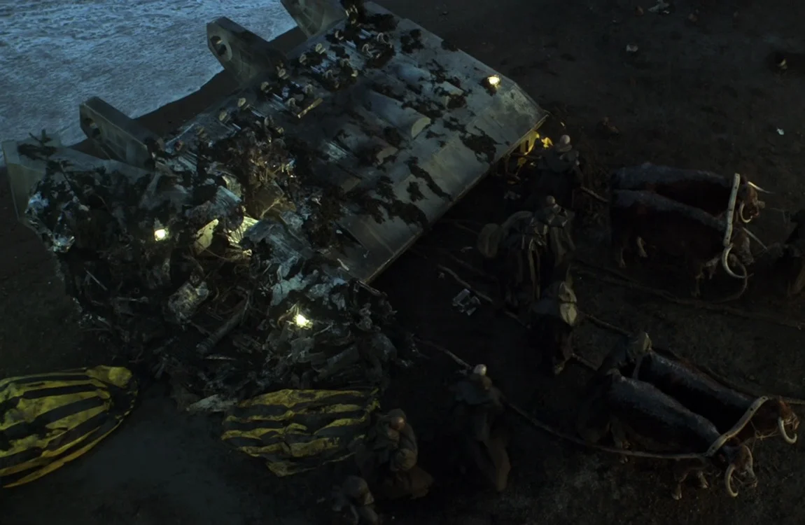 The EEV crashed on the beach of Fury 161