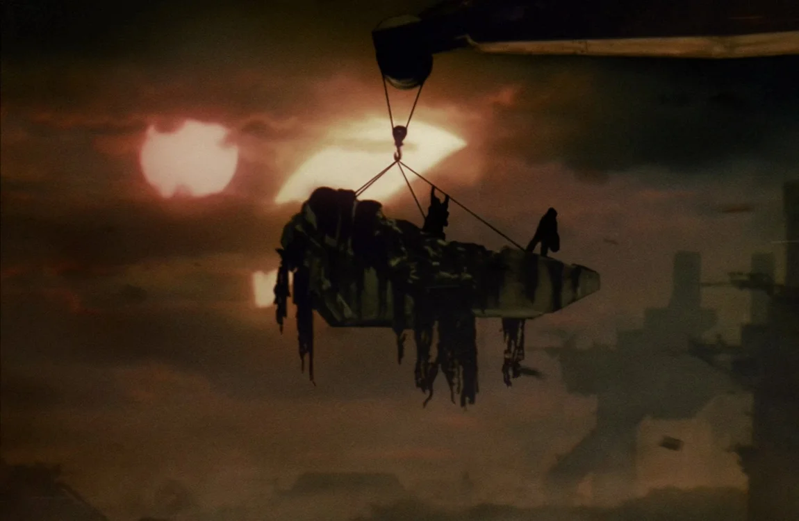 The EEV being lifted by a crane on Fury 161