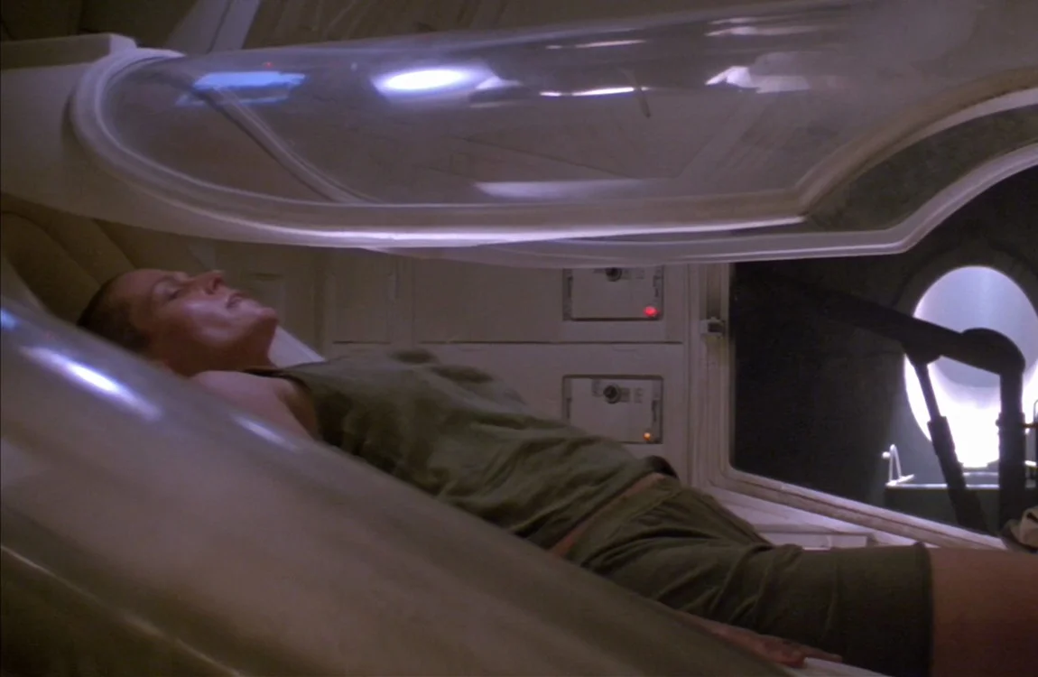 Ellen Ripley being bioscanned