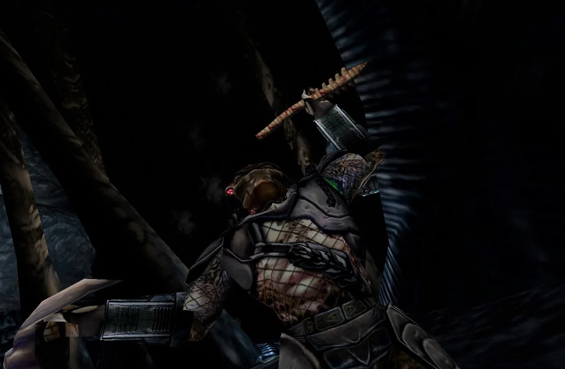 Prince Predator with a trophy in Aliens vs. Predator 2