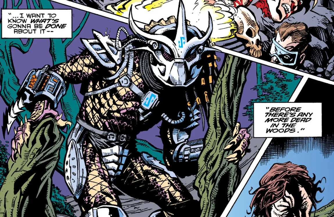 The Enforcer Predator stalking in the woods