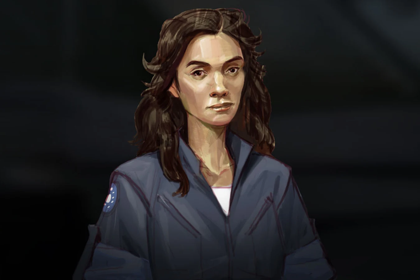 Cold Iron concept art of Esther 1089-12/A7 from Aliens: Fireteam Elite