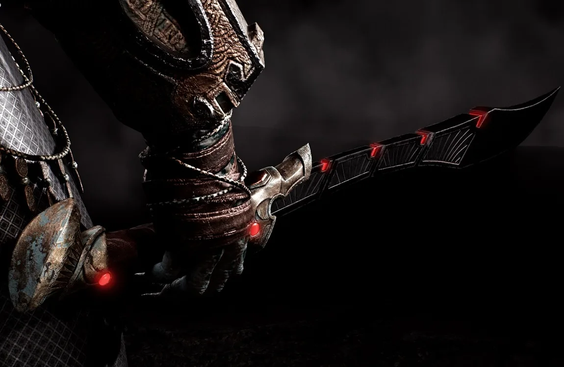 The Exalted Predator wielding her dual golden swords