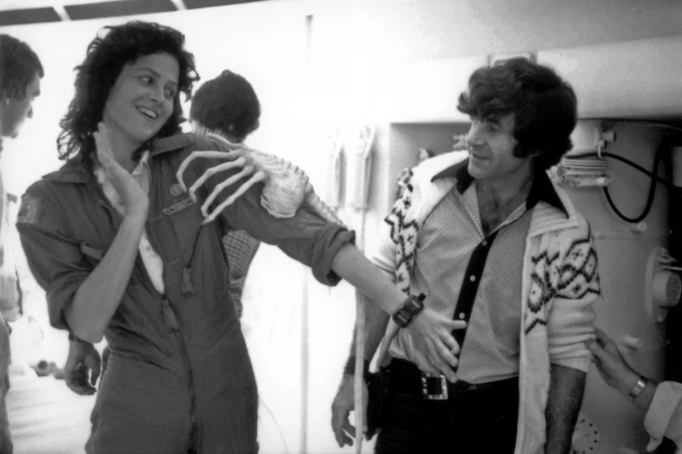 Behind the scenes with the Facehugger prop from Alien