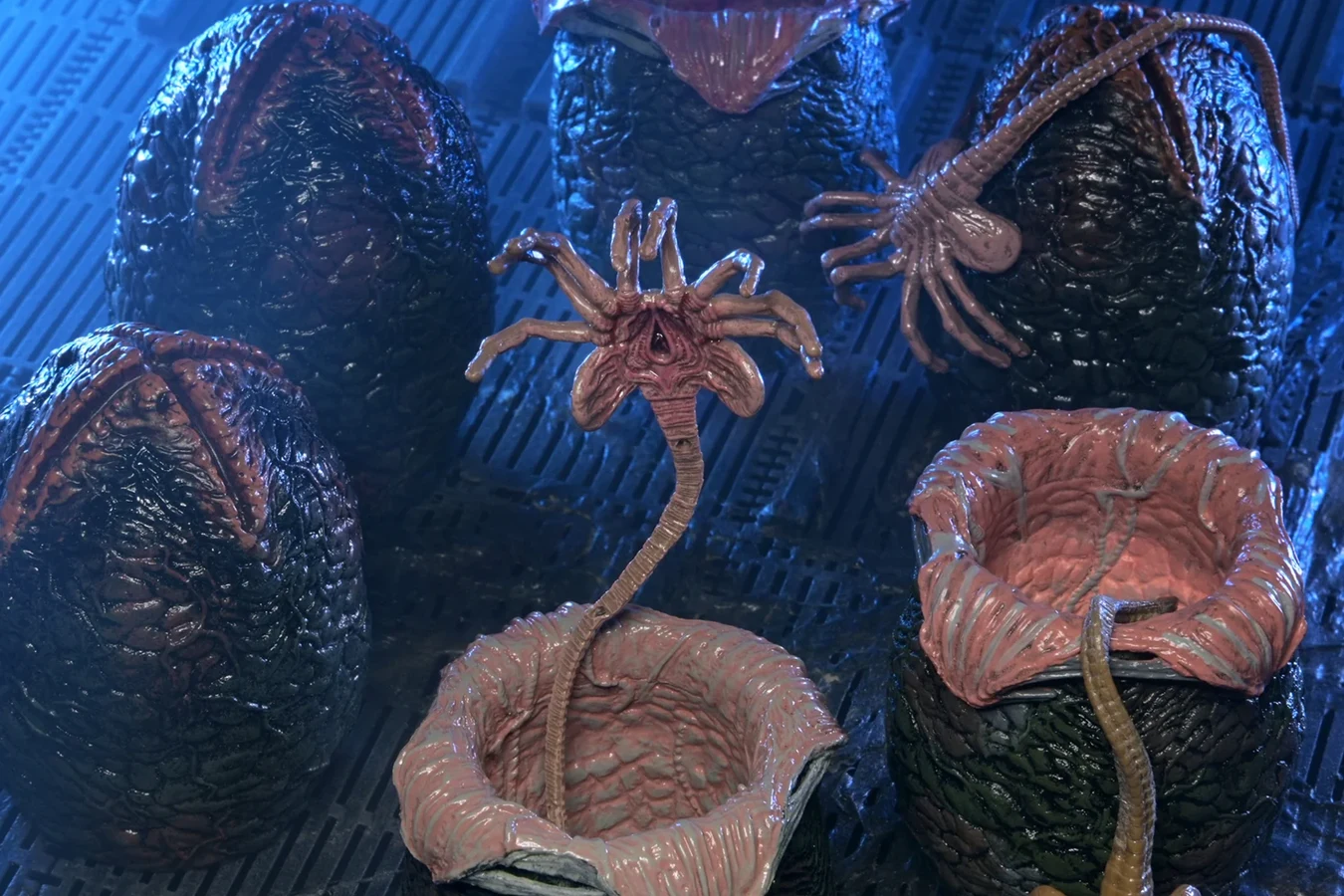 NECA Facehugger action figures from the Alien line