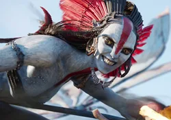 Female Na'vi characters from Avatar including Neytiri, Kiri, Ronal, and Tsireya