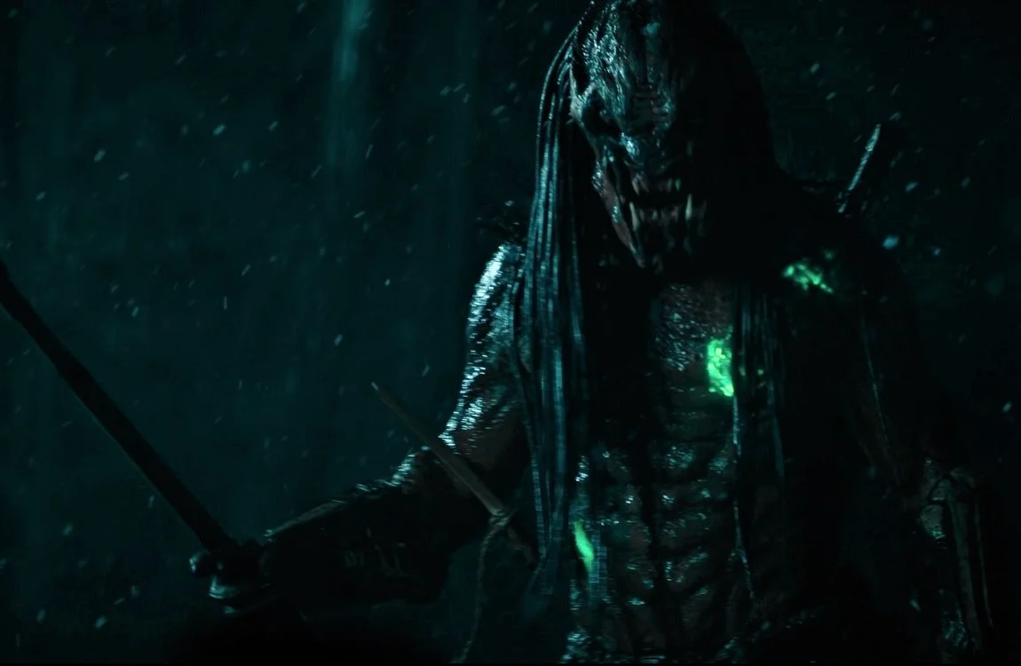 The final fight between Naru and the Feral Predator