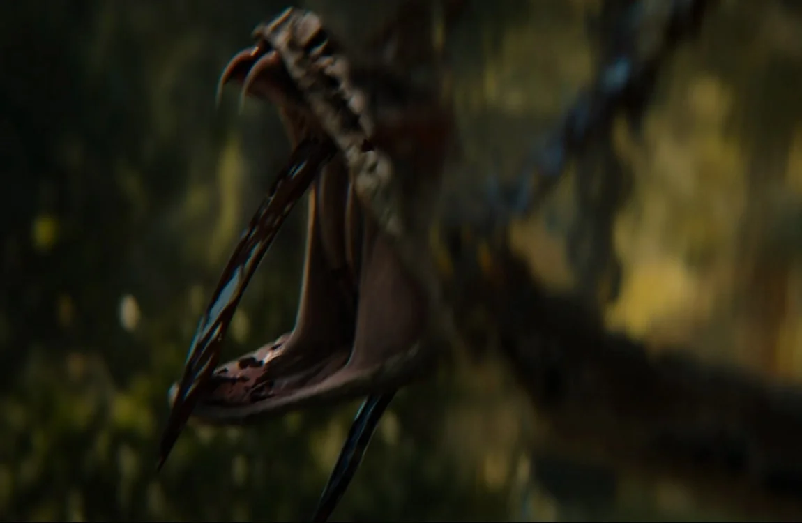 The Feral Predator hunts a snake