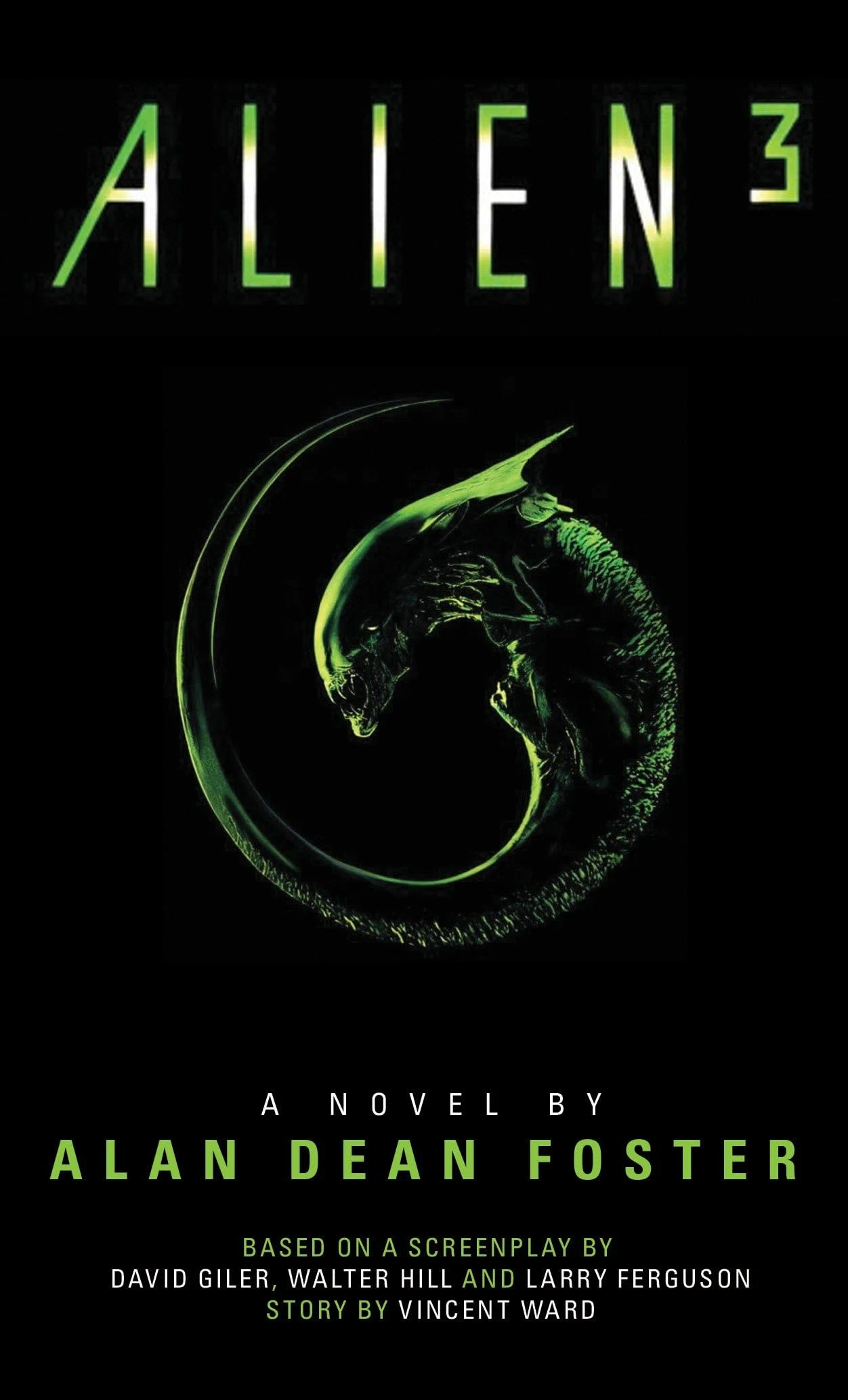 Alien 3 1992 novelization cover