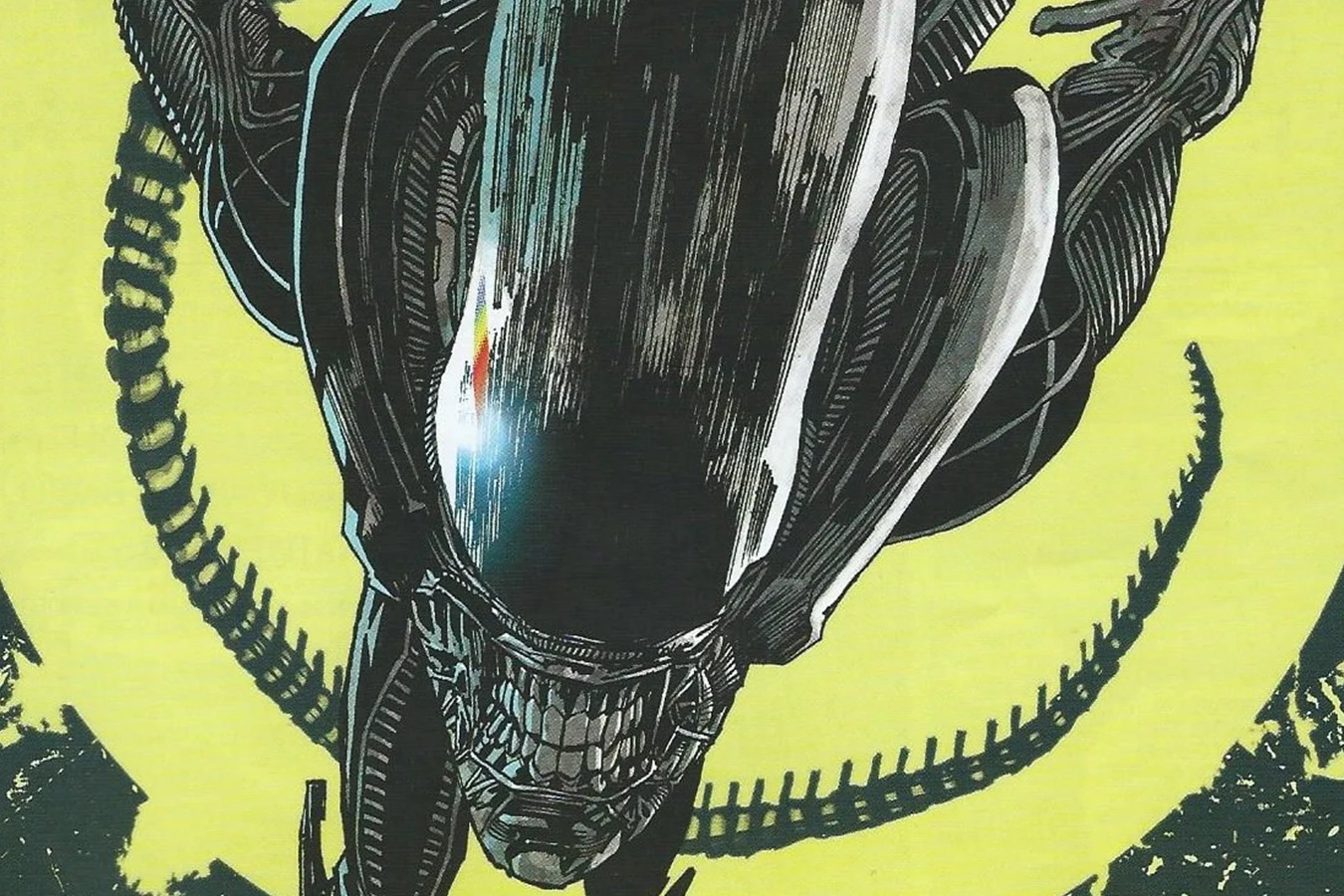 The Sevastopol Xenomorph from the Alien: Isolation prequel comic cover