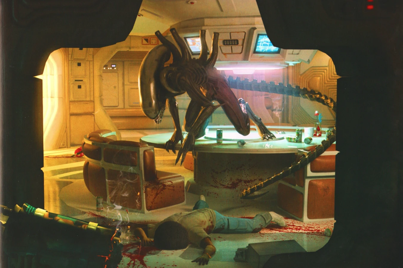 Xenomorph concept art from Alien: Isolation
