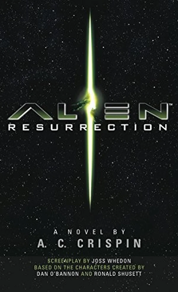 Alien Resurrection 1997 novelization cover