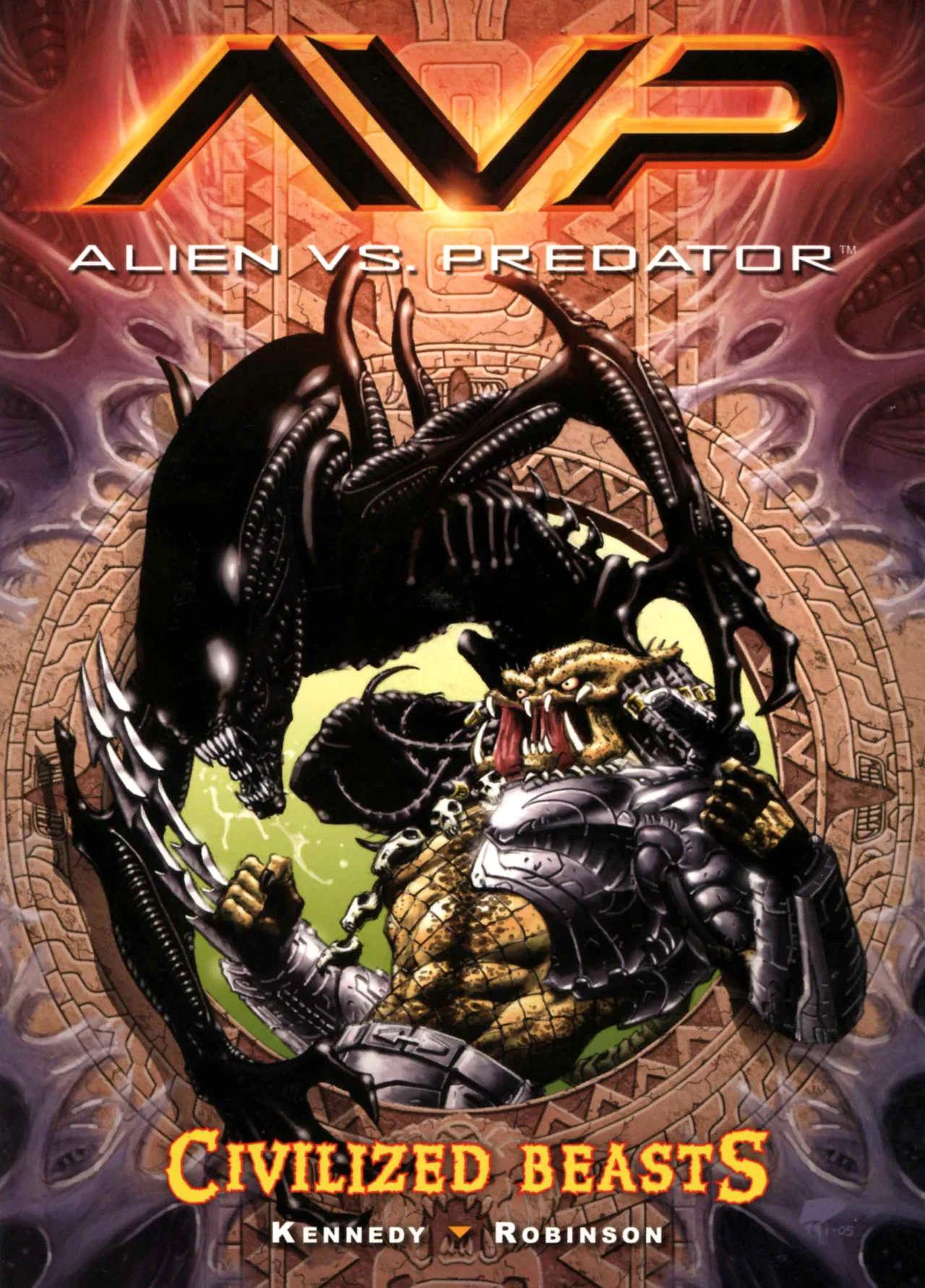 Alien vs. Predator: Civilized Beasts comic cover
