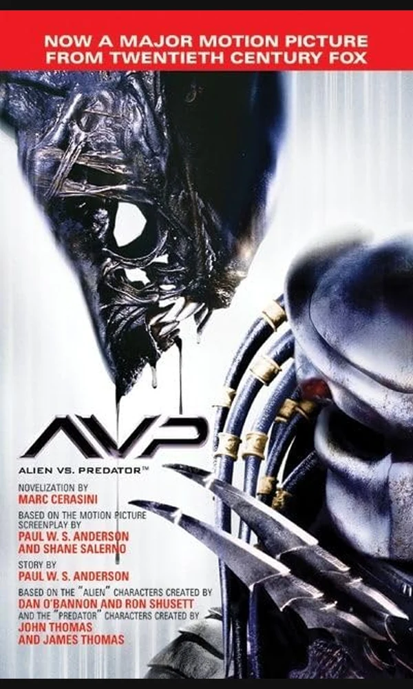 Alien vs. Predator 2004 novelization cover