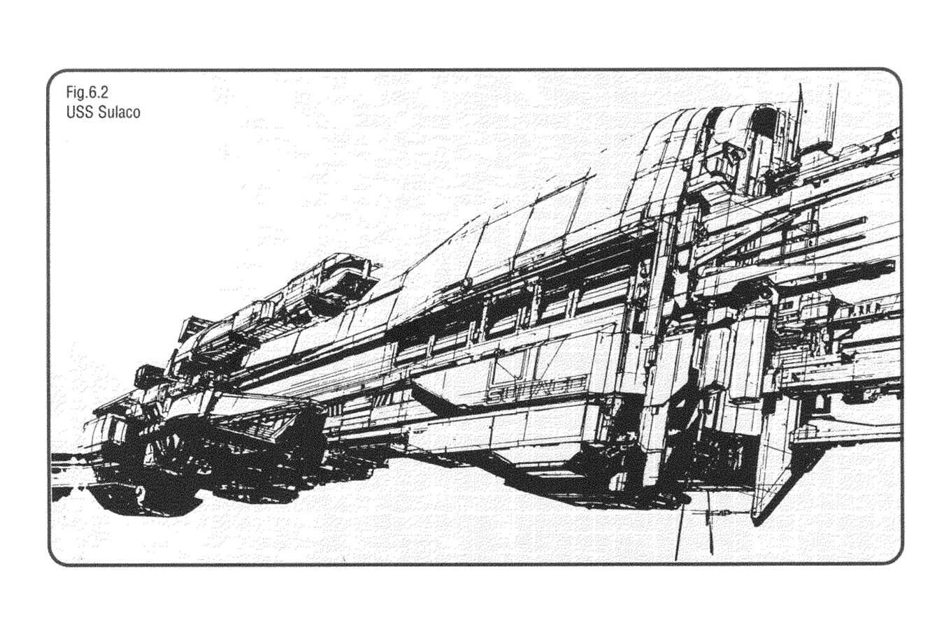Fig. 6.2 USS Sulaco from the Aliens Colonial Marines Technical Manual