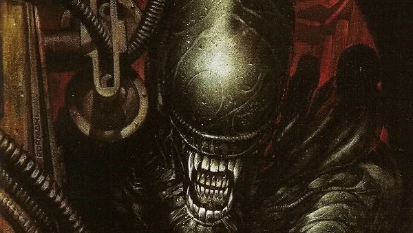 An adult Xenomorph from the Aliens: Nightmare Asylum cover